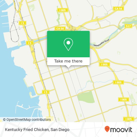 Mapa de Kentucky Fried Chicken