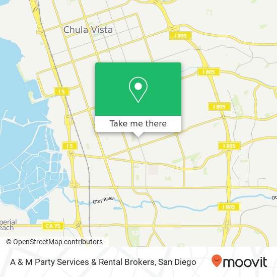 A & M Party Services & Rental Brokers map