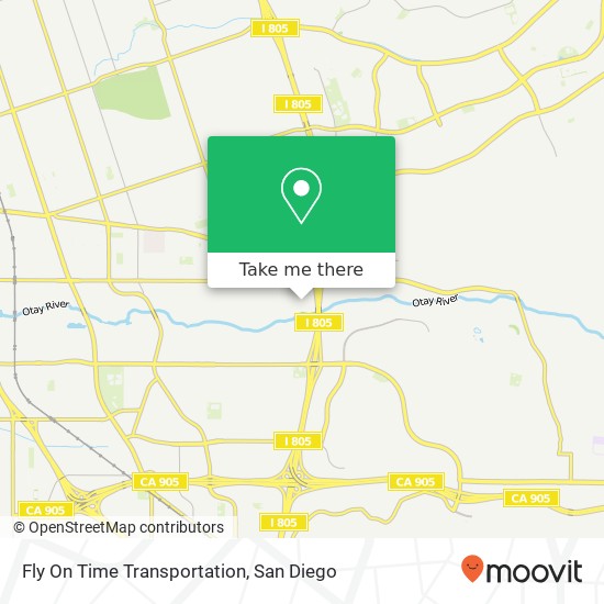 Mapa de Fly On Time Transportation