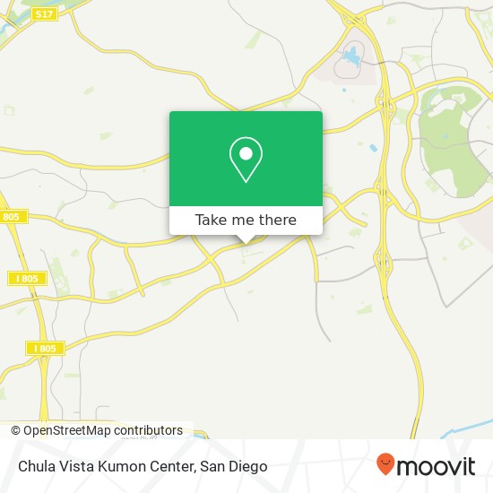 Chula Vista Kumon Center map