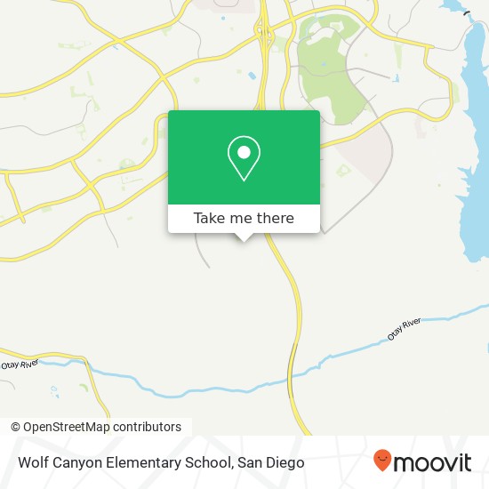 Wolf Canyon Elementary School map