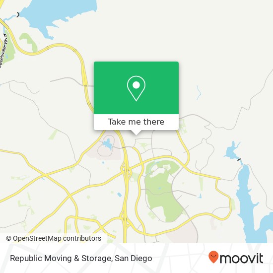 Republic Moving & Storage map