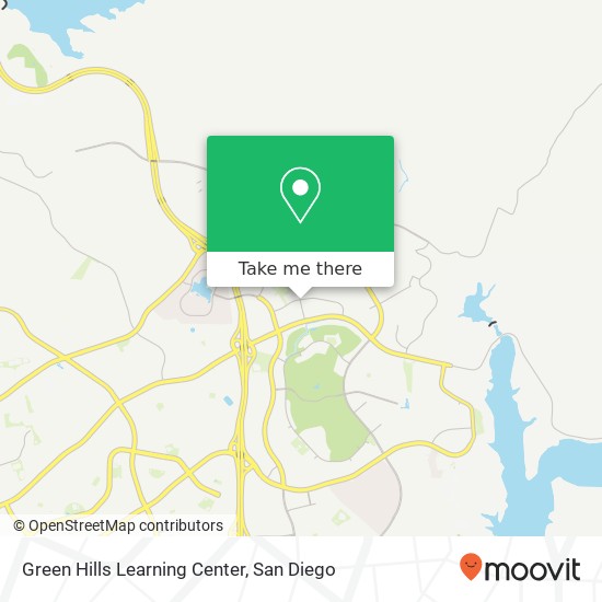 Mapa de Green Hills Learning Center