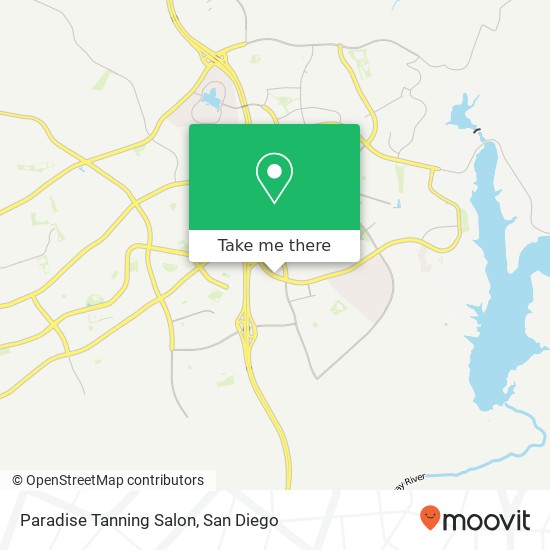 Paradise Tanning Salon map