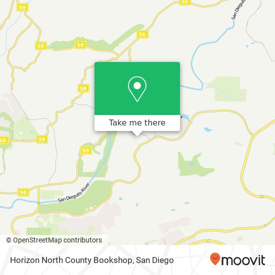 Mapa de Horizon North County Bookshop