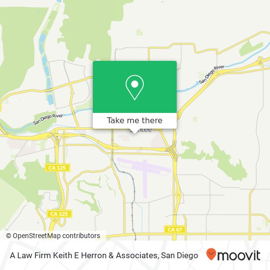 A Law Firm Keith E Herron & Associates map