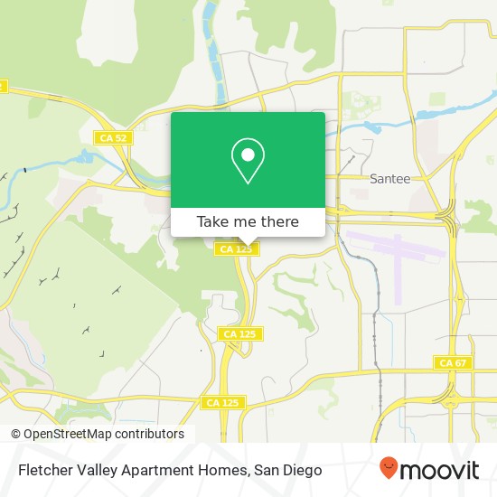 Fletcher Valley Apartment Homes map