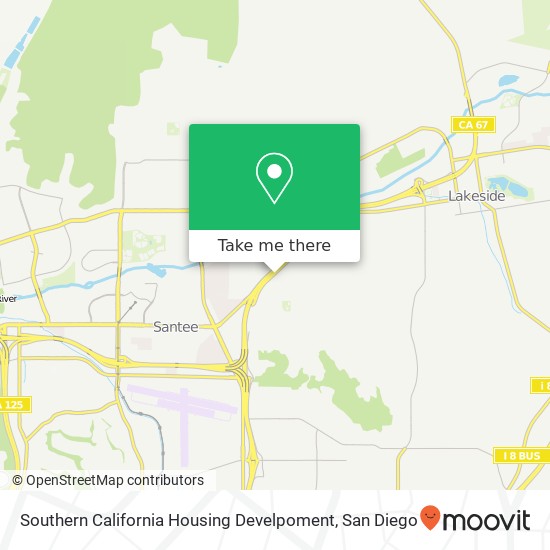 Mapa de Southern California Housing Develpoment