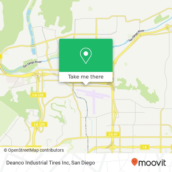 Mapa de Deanco Industrial Tires Inc