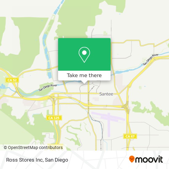 Mapa de Ross Stores Inc