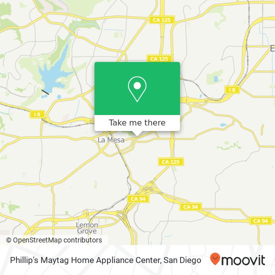 Mapa de Phillip's Maytag Home Appliance Center