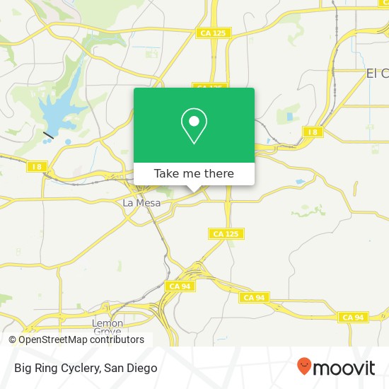 Big Ring Cyclery map
