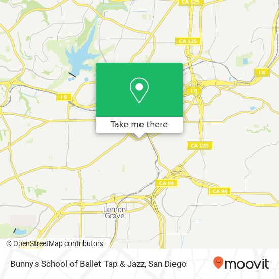 Bunny's School of Ballet Tap & Jazz map