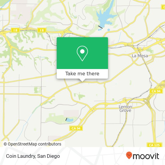 Mapa de Coin Laundry