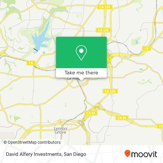 David Alfery Investments map