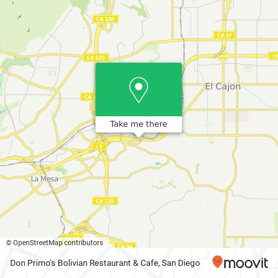 Don Primo's Bolivian Restaurant & Cafe map