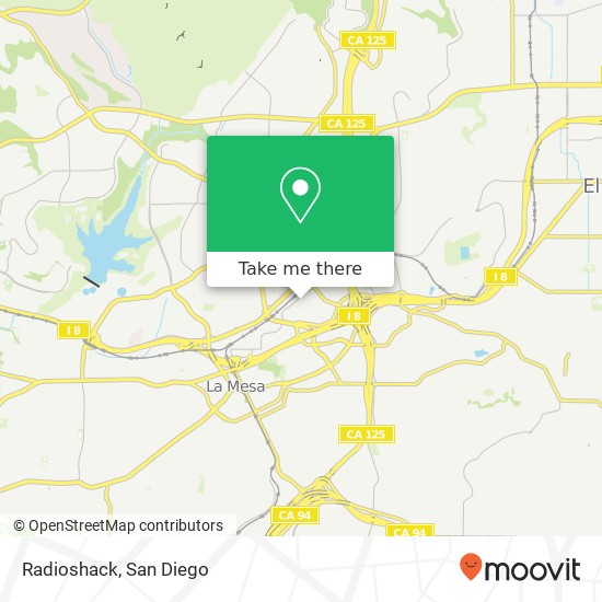 Radioshack map