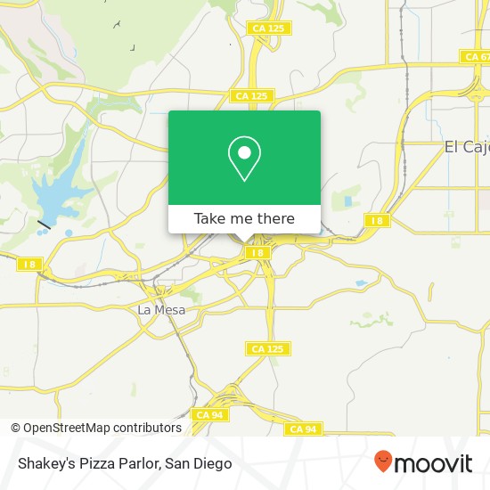 Mapa de Shakey's Pizza Parlor