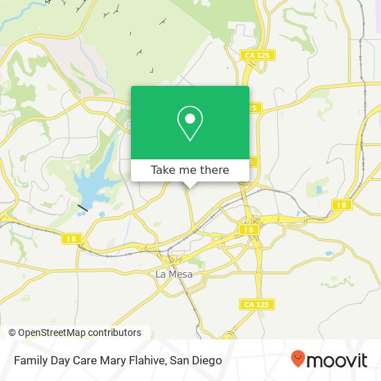 Mapa de Family Day Care Mary Flahive