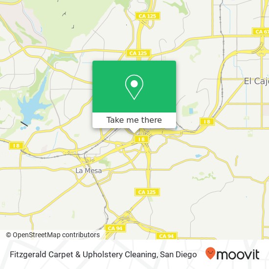 Mapa de Fitzgerald Carpet & Upholstery Cleaning