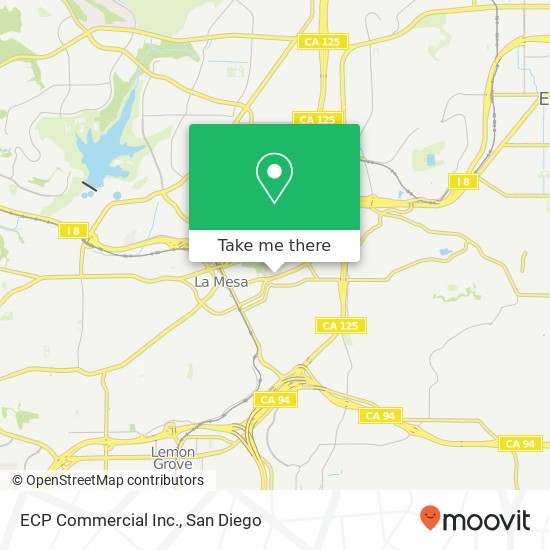Mapa de ECP Commercial Inc.