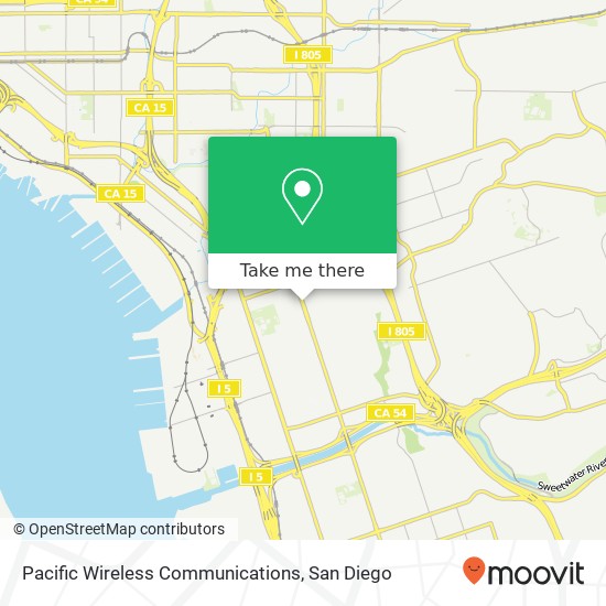 Pacific Wireless Communications map