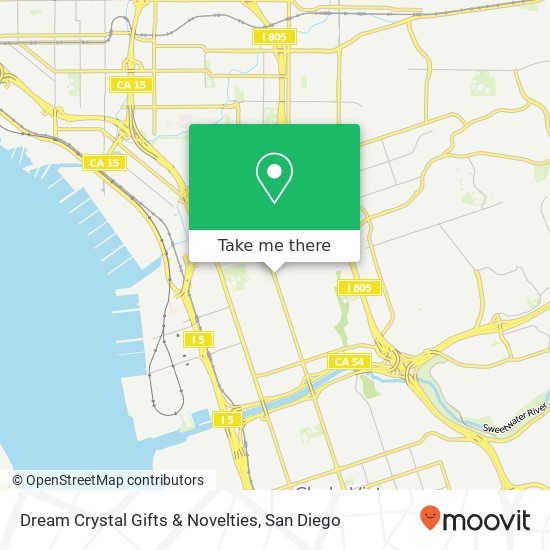 Mapa de Dream Crystal Gifts & Novelties