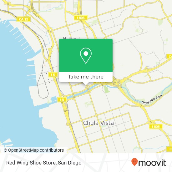 Mapa de Red Wing Shoe Store
