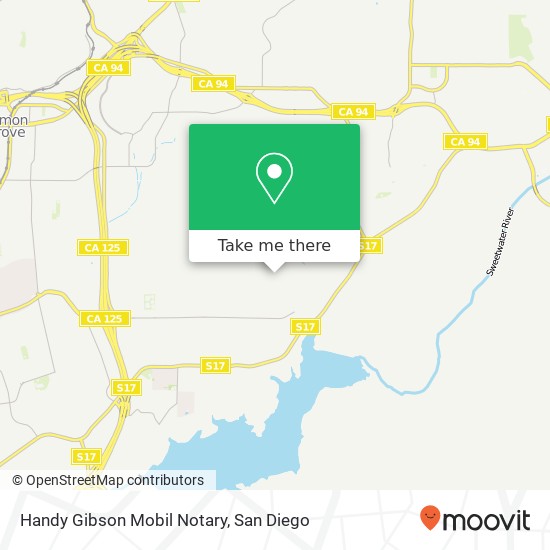 Handy Gibson Mobil Notary map