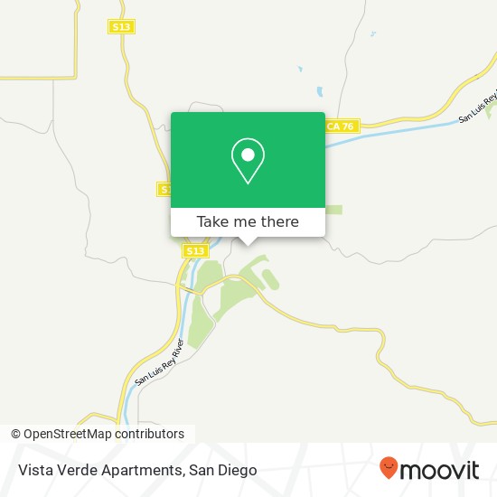 Vista Verde Apartments map