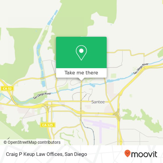 Craig P Keup Law Offices map