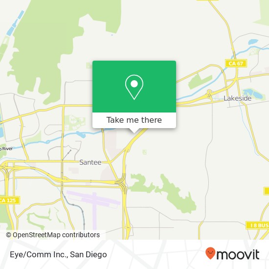 Mapa de Eye/Comm Inc.