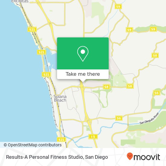 Mapa de Results-A Personal Fitness Studio