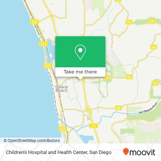 Mapa de Children's Hospital and Health Center