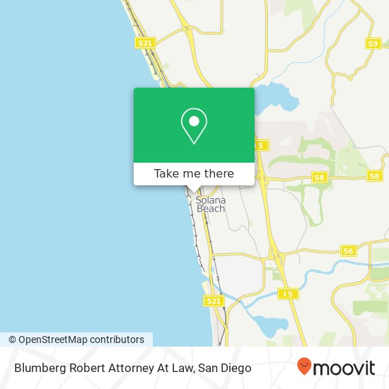 Blumberg Robert Attorney At Law map