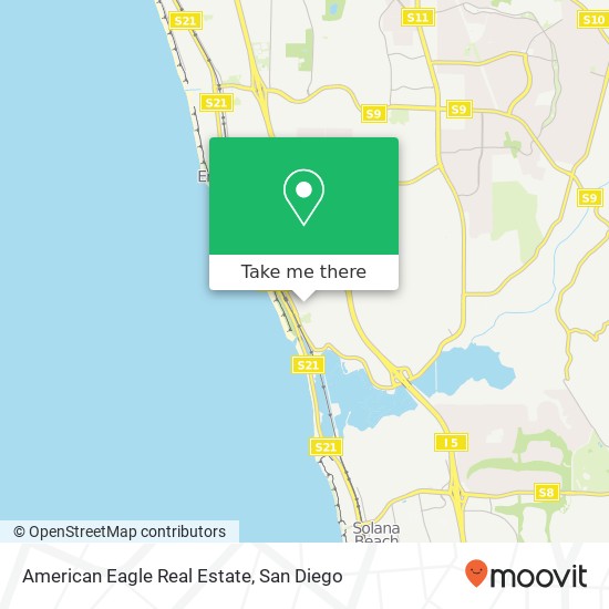 American Eagle Real Estate map