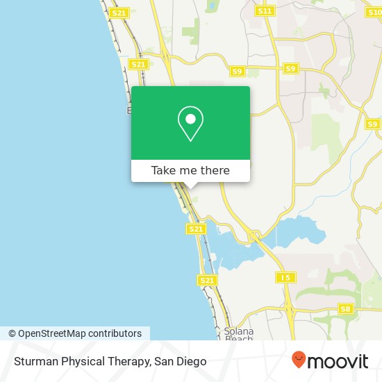 Mapa de Sturman Physical Therapy