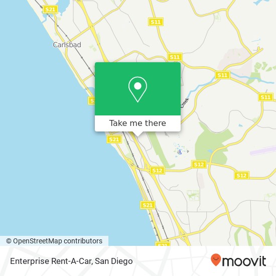 Enterprise Rent-A-Car map