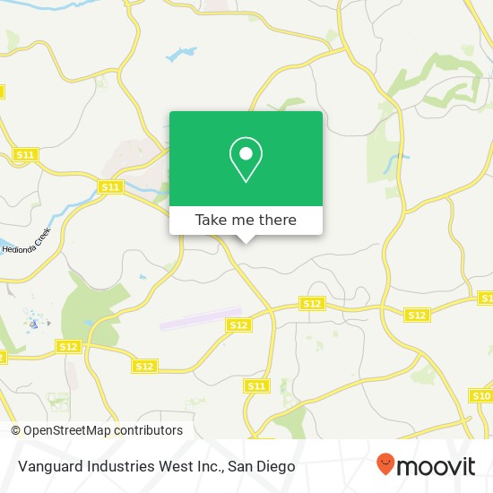 Vanguard Industries West Inc. map