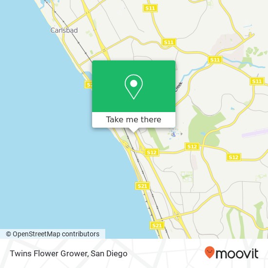 Twins Flower Grower map