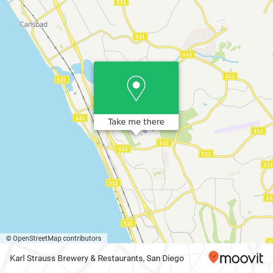 Mapa de Karl Strauss Brewery & Restaurants