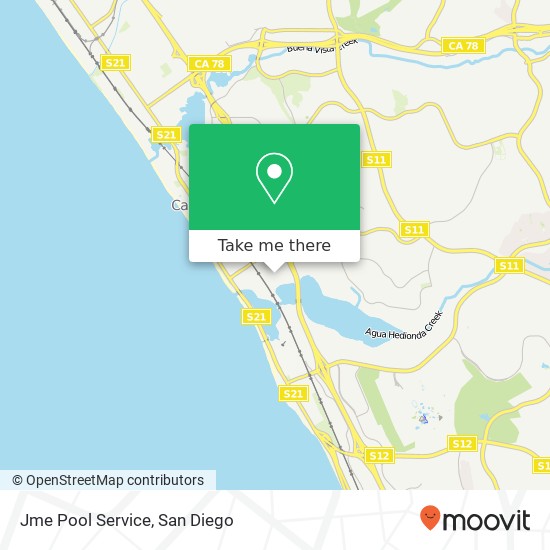 Jme Pool Service map