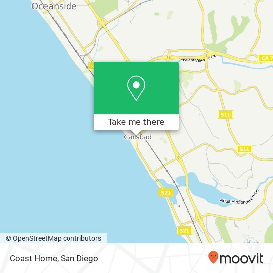 Coast Home map