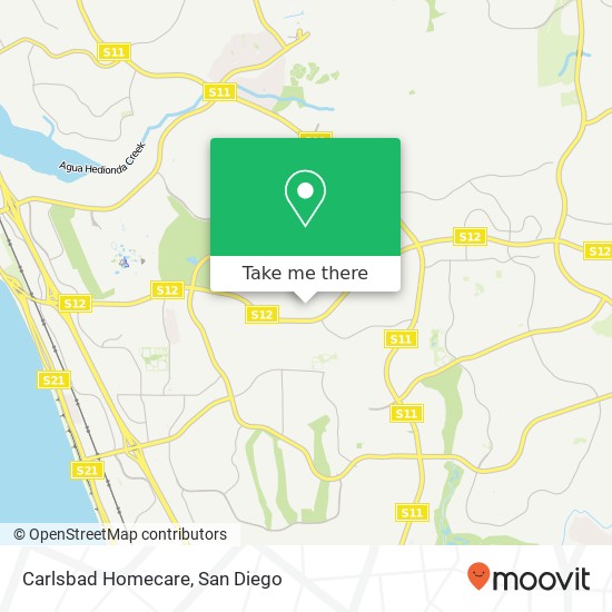 Mapa de Carlsbad Homecare