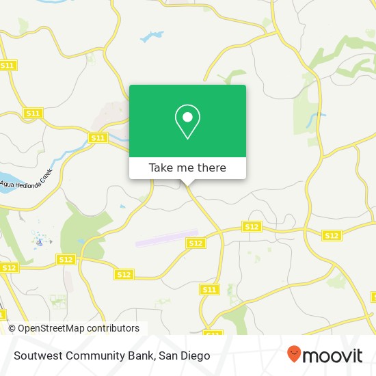 Soutwest Community Bank map