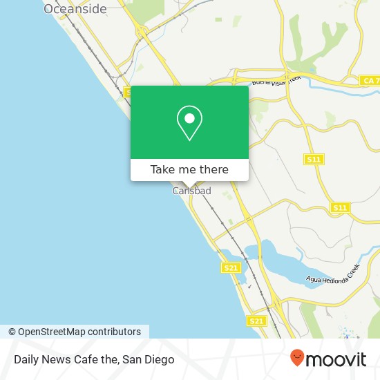 Mapa de Daily News Cafe the