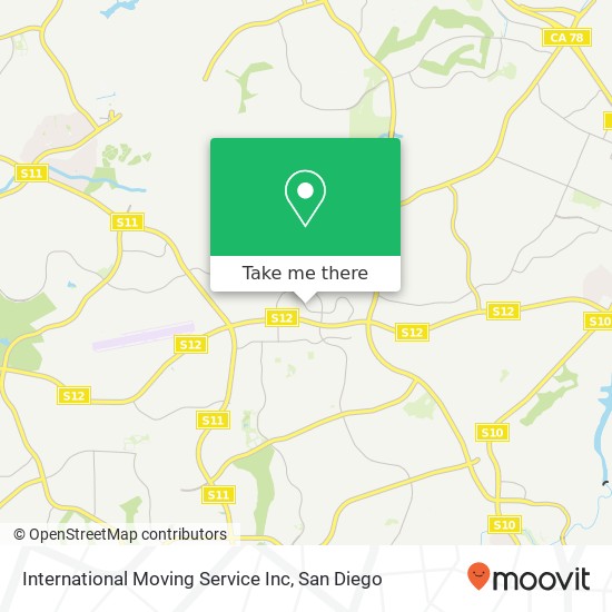 International Moving Service Inc map