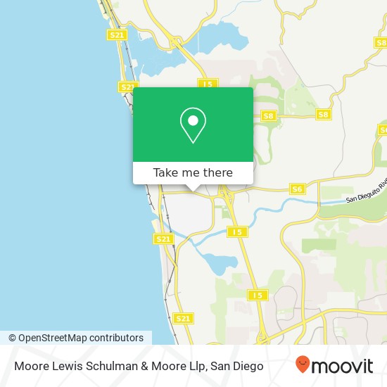Mapa de Moore Lewis Schulman & Moore Llp