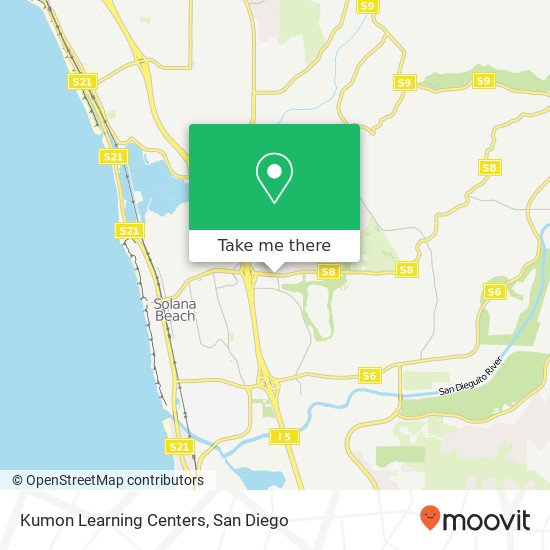 Mapa de Kumon Learning Centers