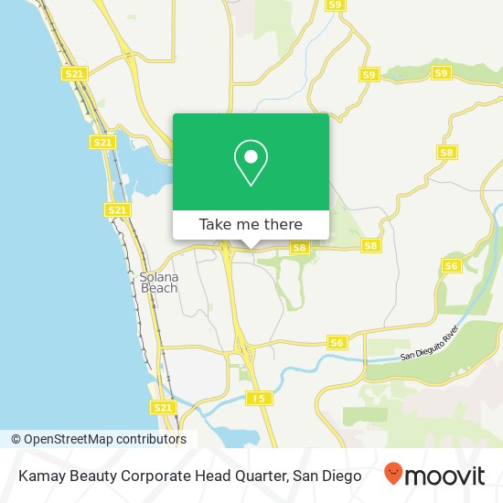Mapa de Kamay Beauty Corporate Head Quarter